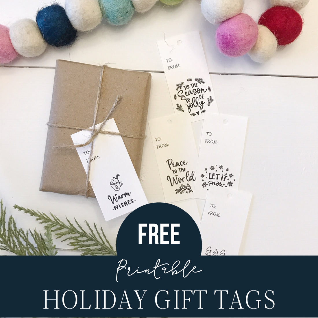 Free Printable Holiday Tags You'll Love