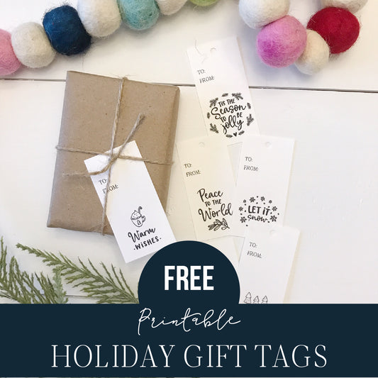 Free Printable Holiday Tags You'll Love