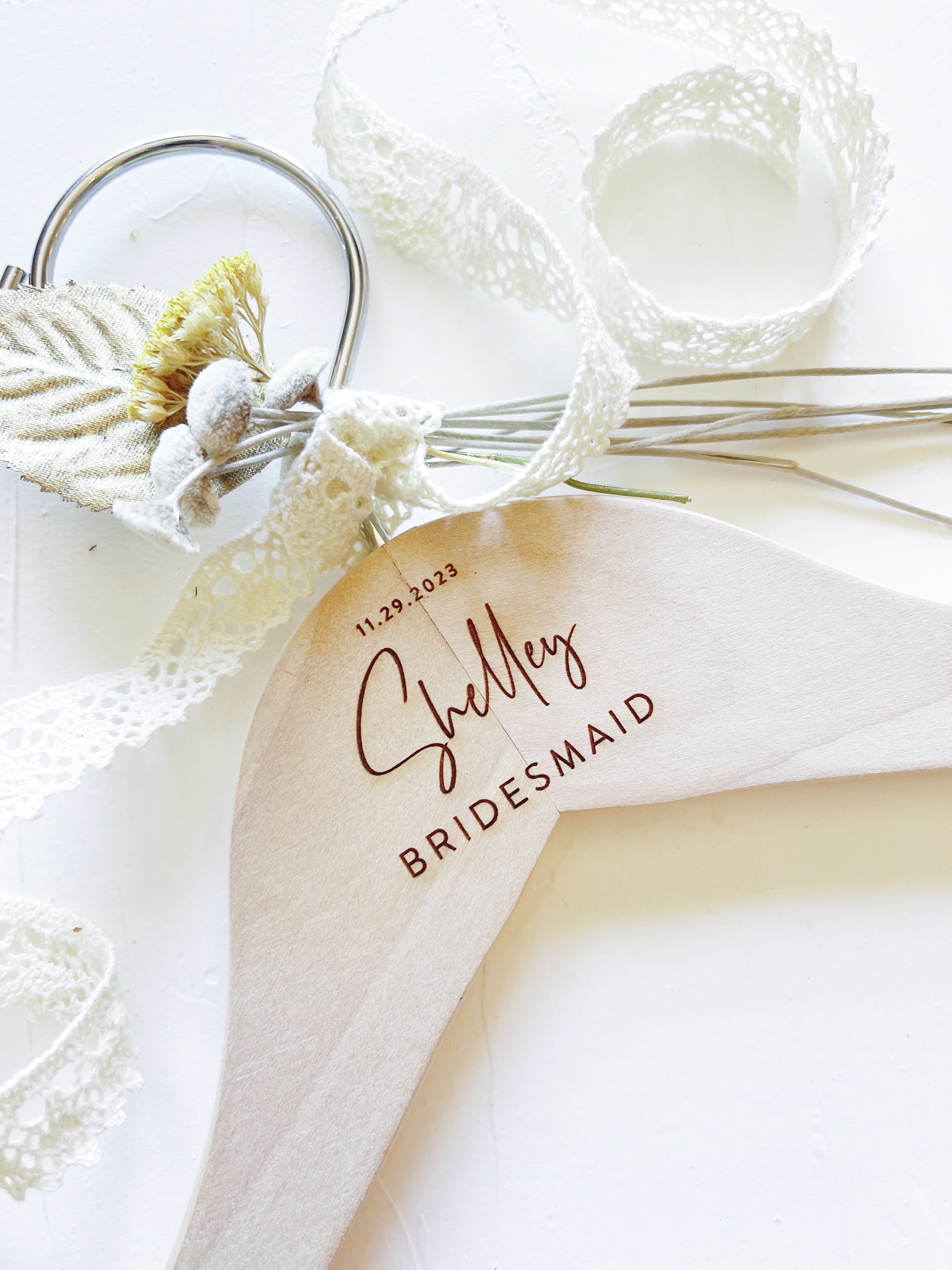 Custom Bridal Party Dress Hanger - Tropical Monstera Leaf – Print Smitten  Paper Co