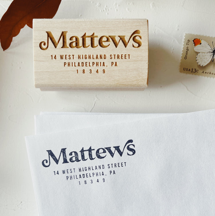 Return Address Stamp