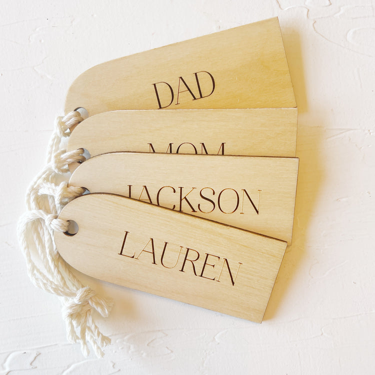 Christmas Stocking Name Tags