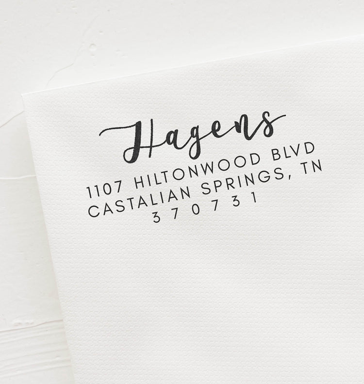 Return Address Stamp