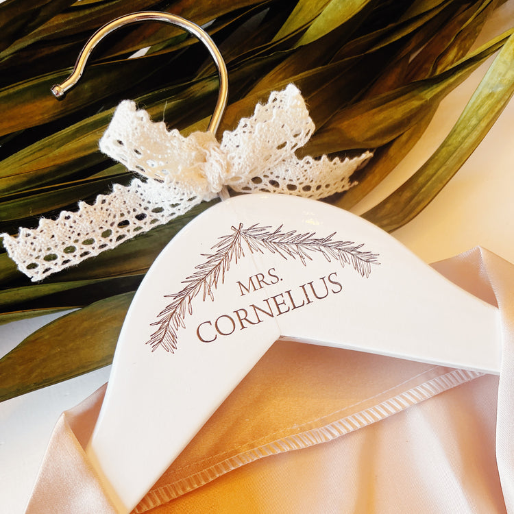 Custom Bride & Groom Hanger