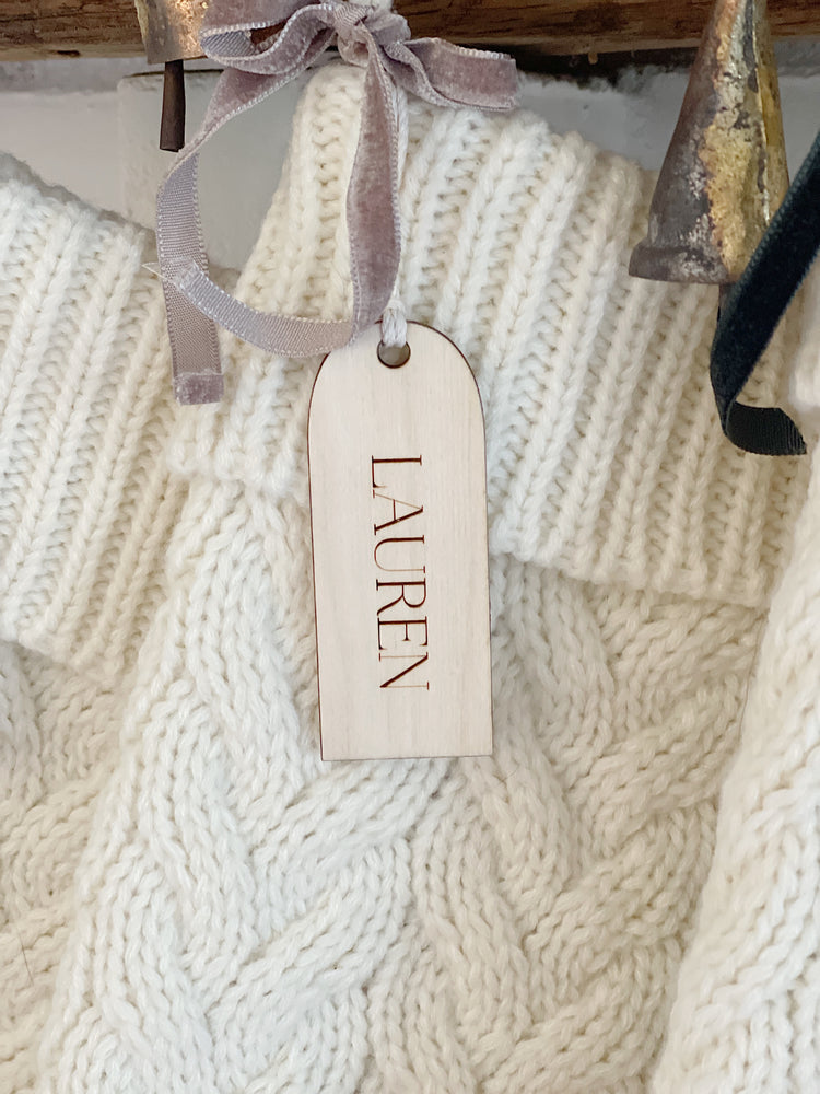 Christmas Stocking Name Tags