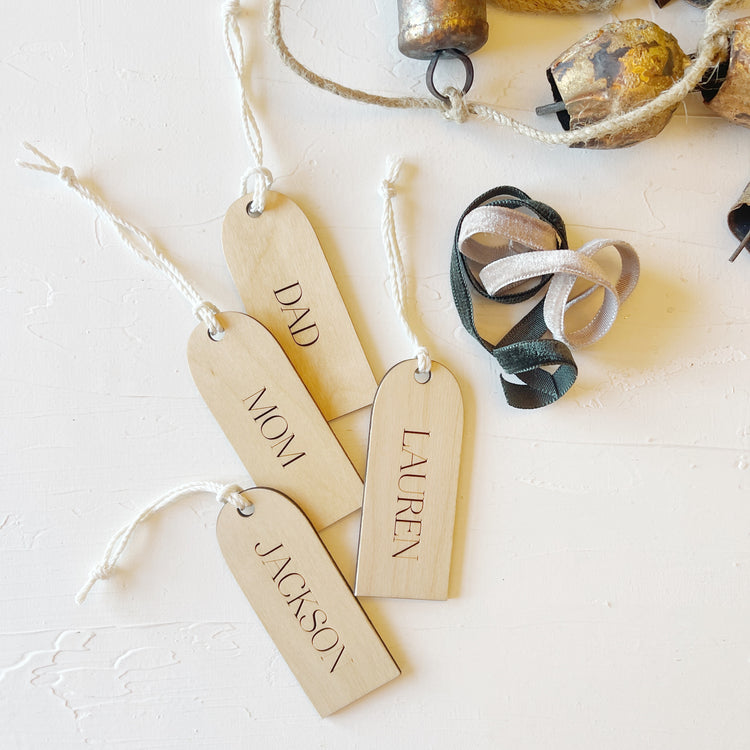 Christmas Stocking Name Tags