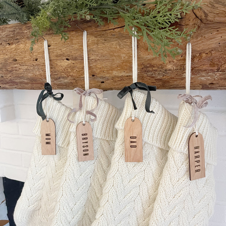 Christmas Stocking Name Tags