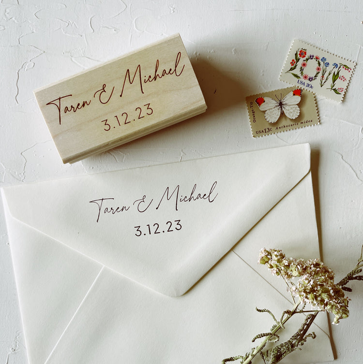 Custom Wedding Stationery Stamp