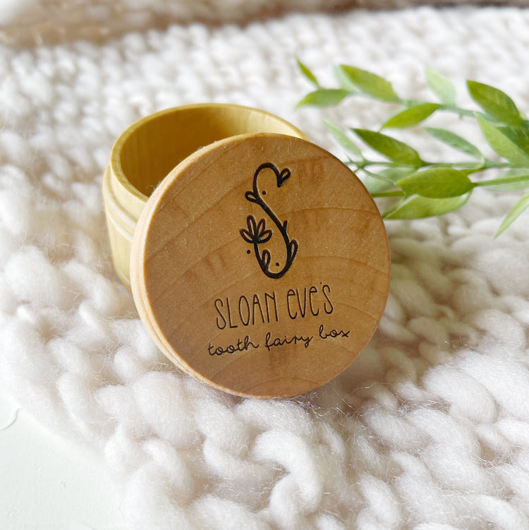 Wooden Tooth Fairy Keepsake Box