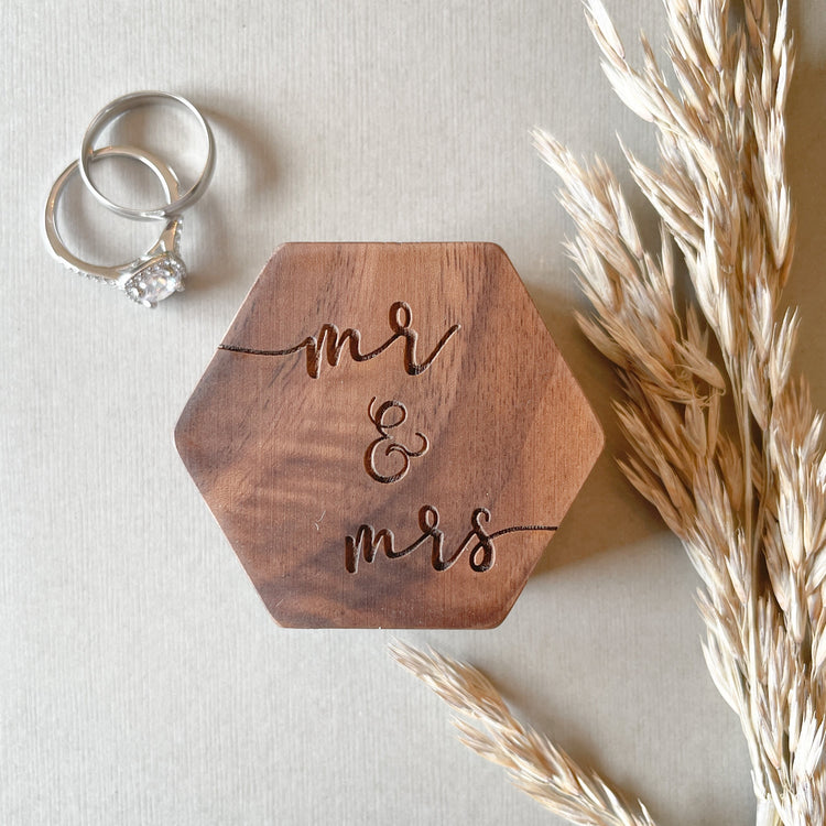 Personalized Wedding Ring Box