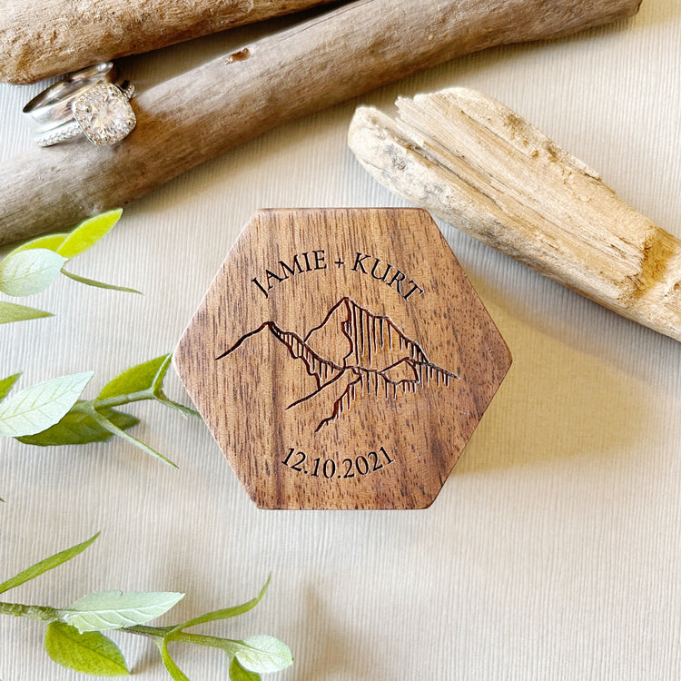 Personalized Wedding Ring Box