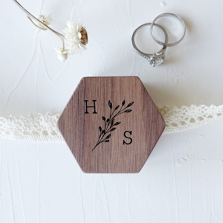 Personalized Wedding Ring Box