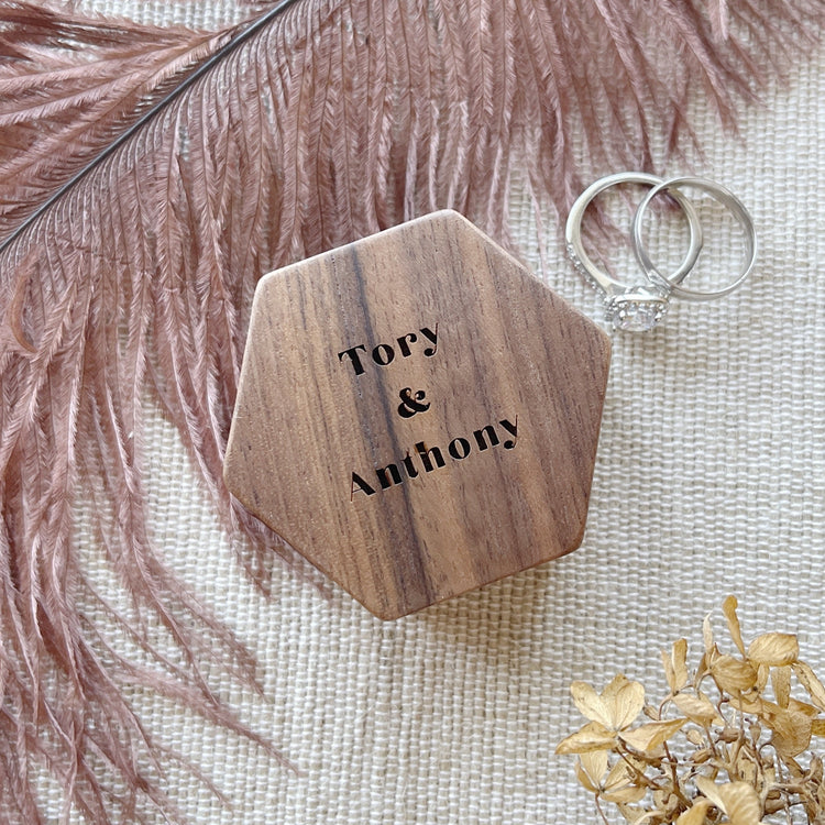Personalized Wedding Ring Box