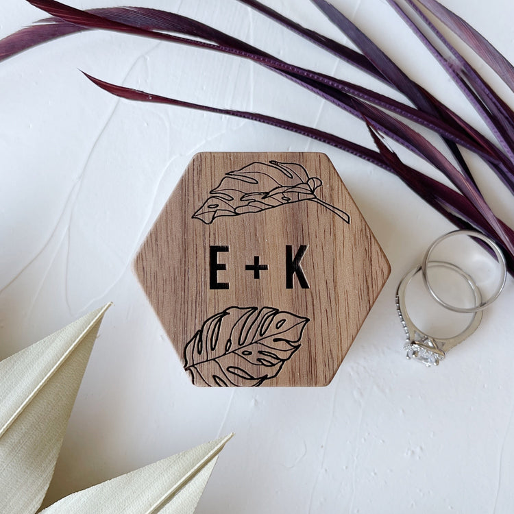 Personalized Wedding Ring Box