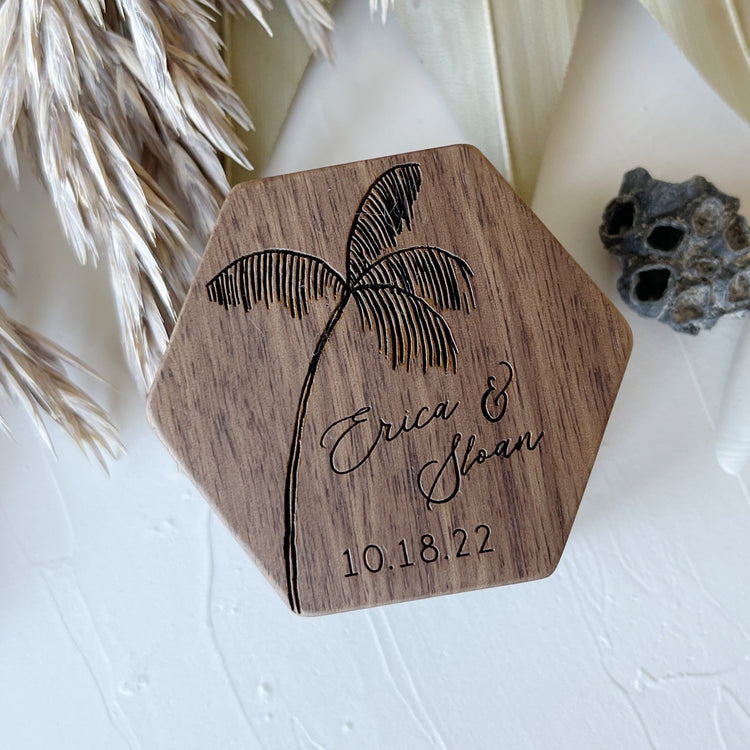 Personalized Wedding Ring Box