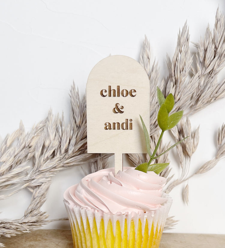 Custom Cupcake Toppers