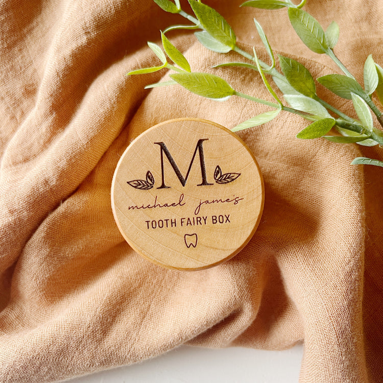 Wooden Tooth Fairy Keepsake Box