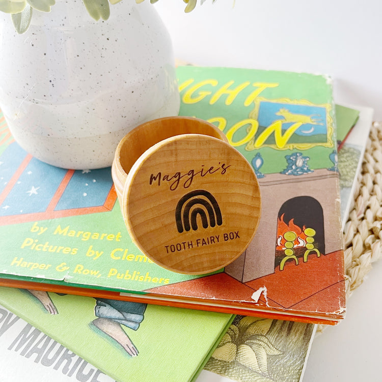 Wooden Tooth Fairy Keepsake Box