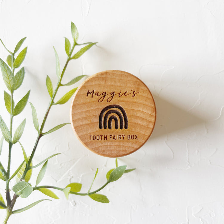 Wooden Tooth Fairy Keepsake Box