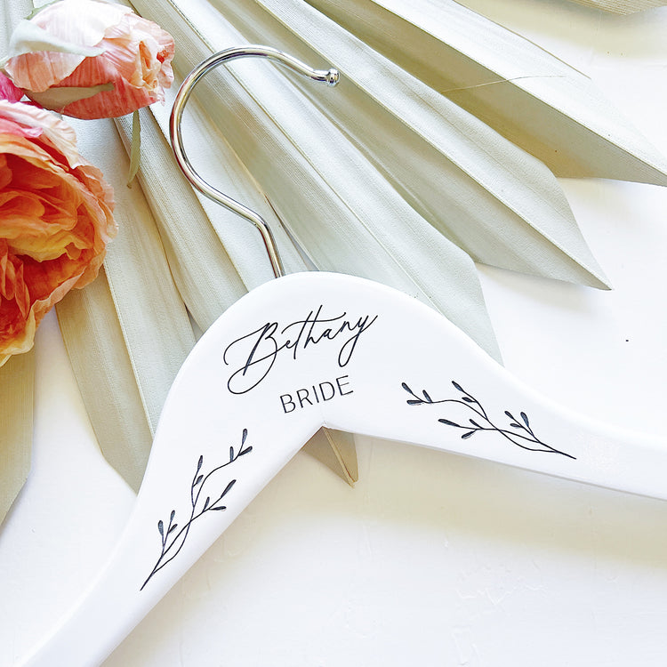 Custom Bridal Party Dress Hanger
