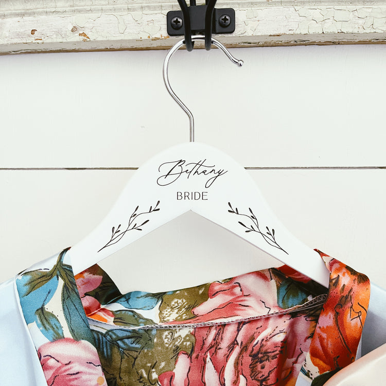 Custom Bridal Party Dress Hanger