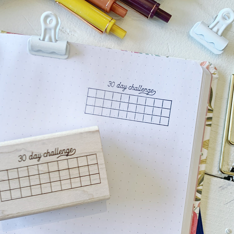 30 Day Challenge Planner Stamp