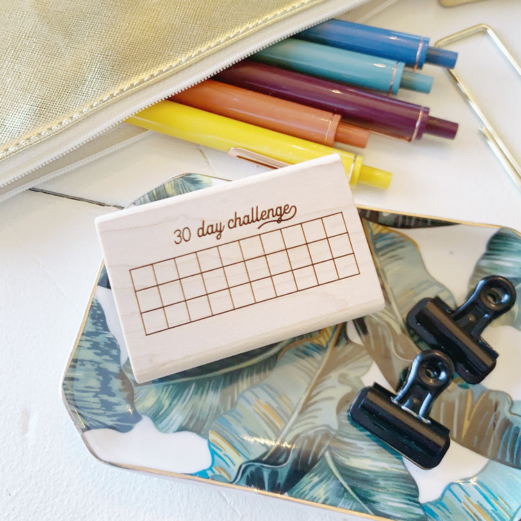 30 Day Challenge Planner Stamp