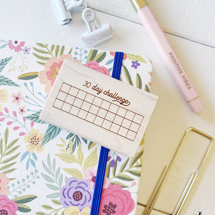 30 Day Challenge Planner Stamp