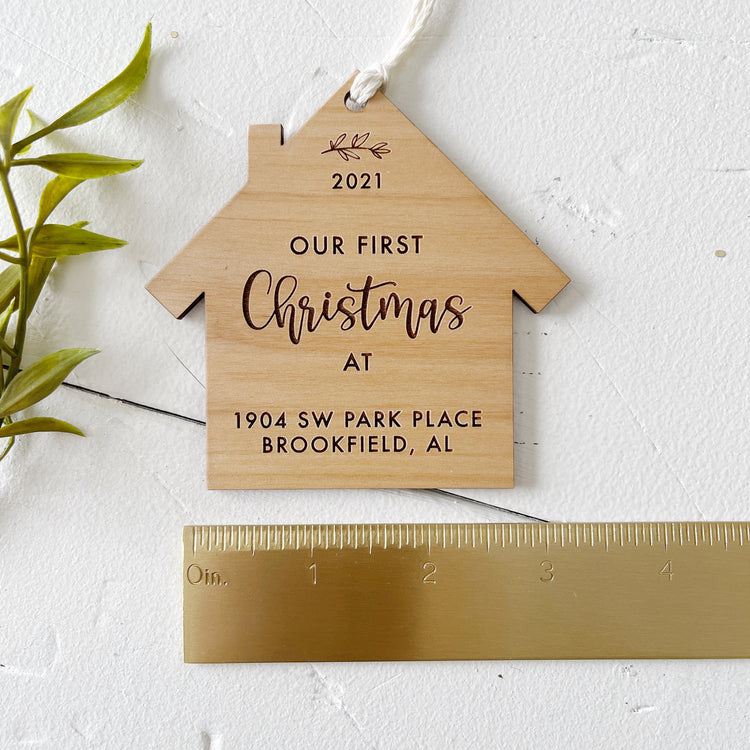 Our First Christmas in Our New Home Ornament