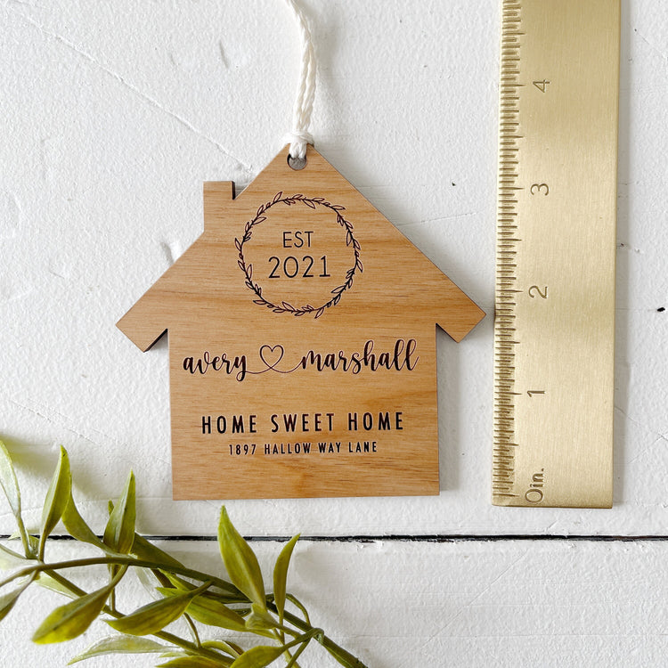 New Home Custom Ornament