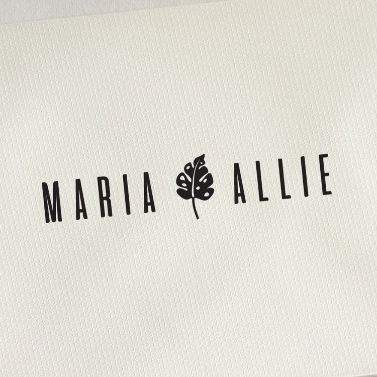Custom Wedding Stamp - Monstera leaf