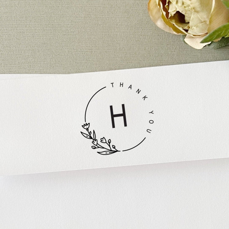 Custom Wedding Stamp - Thank you