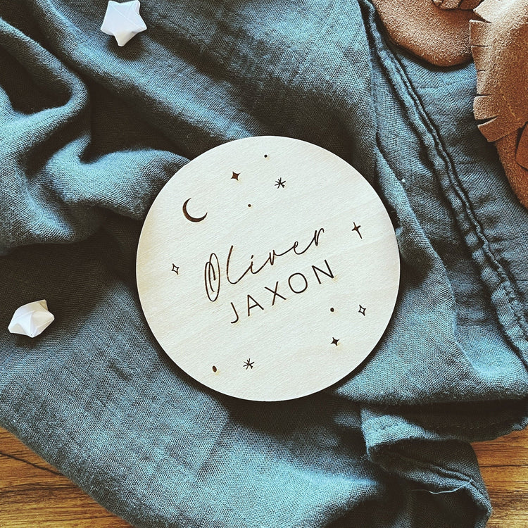 Celestial Themed Baby Nursery Sign