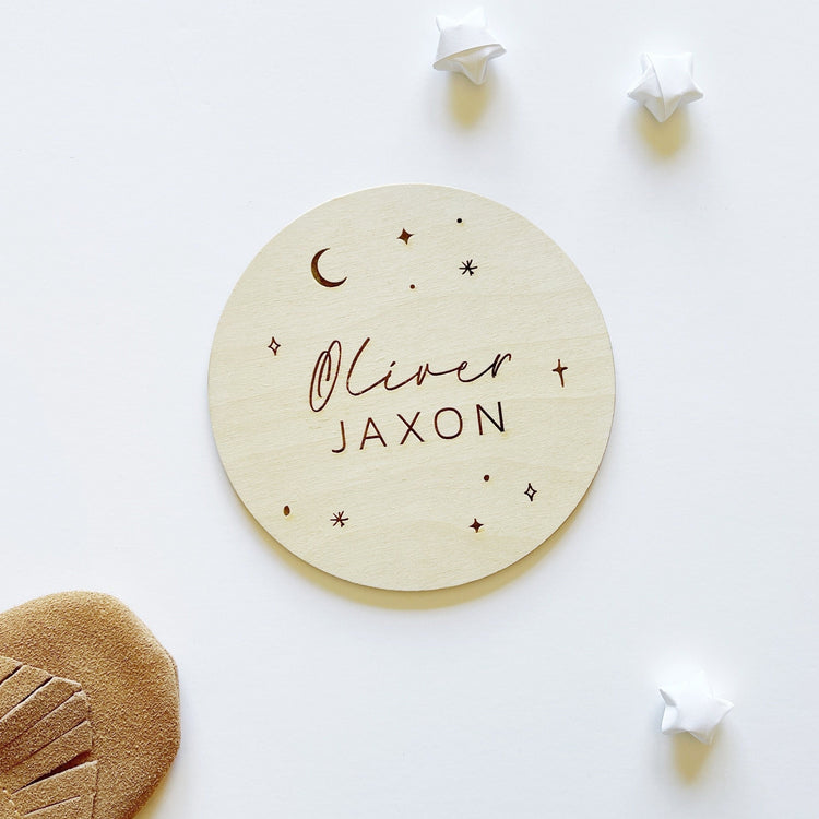 Celestial Themed Baby Nursery Sign