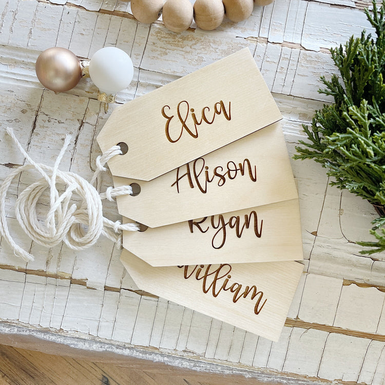 Christmas Stocking Name Tags