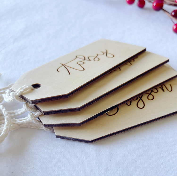 Christmas Stocking Name Tags