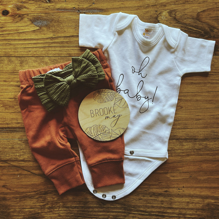 Plant Lover Themed Baby Nursery Sign