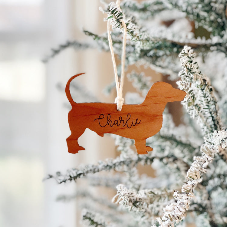 Dachshund Christmas Ornament