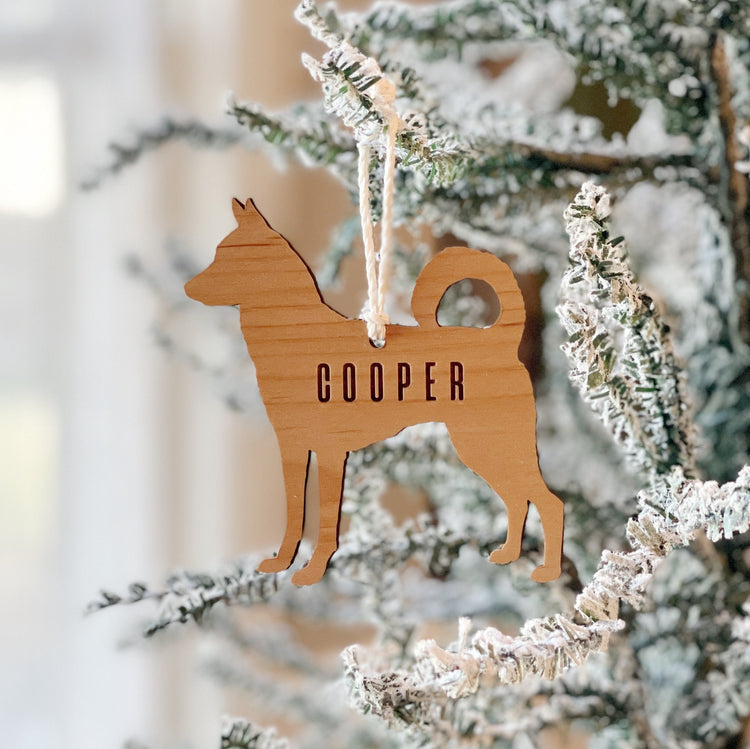 German Shepherd Christmas Ornament
