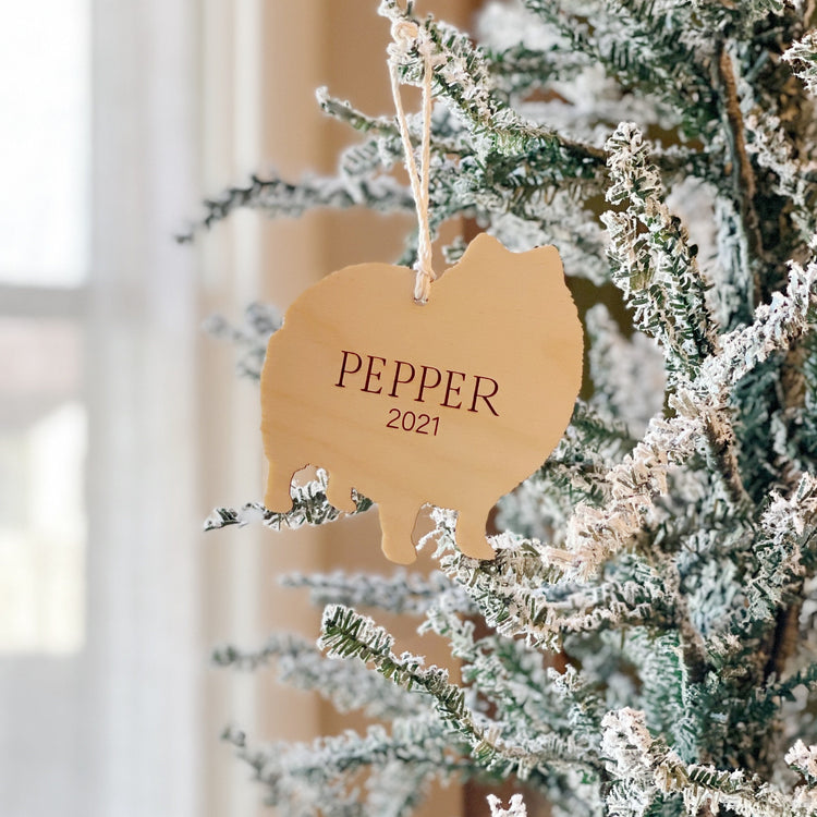 Pomeranian Christmas Ornament
