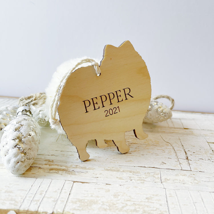 Pomeranian Christmas Ornament