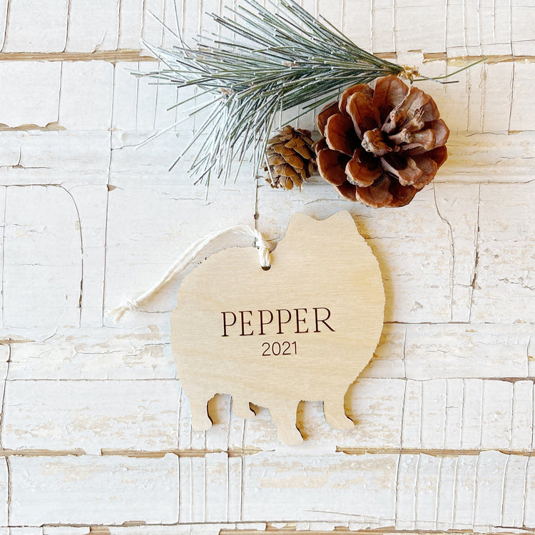 Pomeranian Christmas Ornament