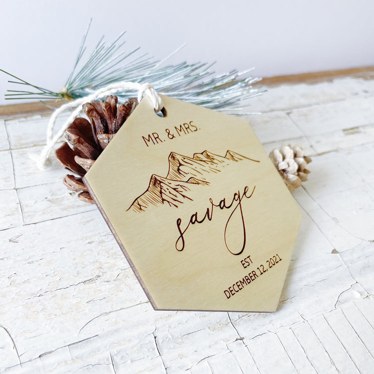 Wedding Ornament Keepsake