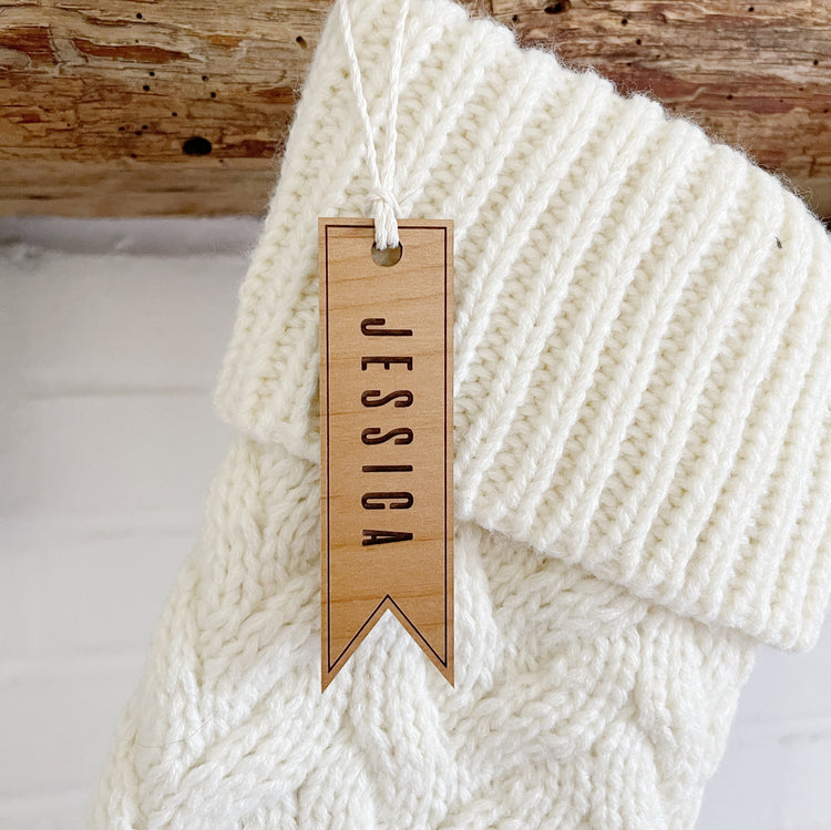 Christmas Stocking Name Tags