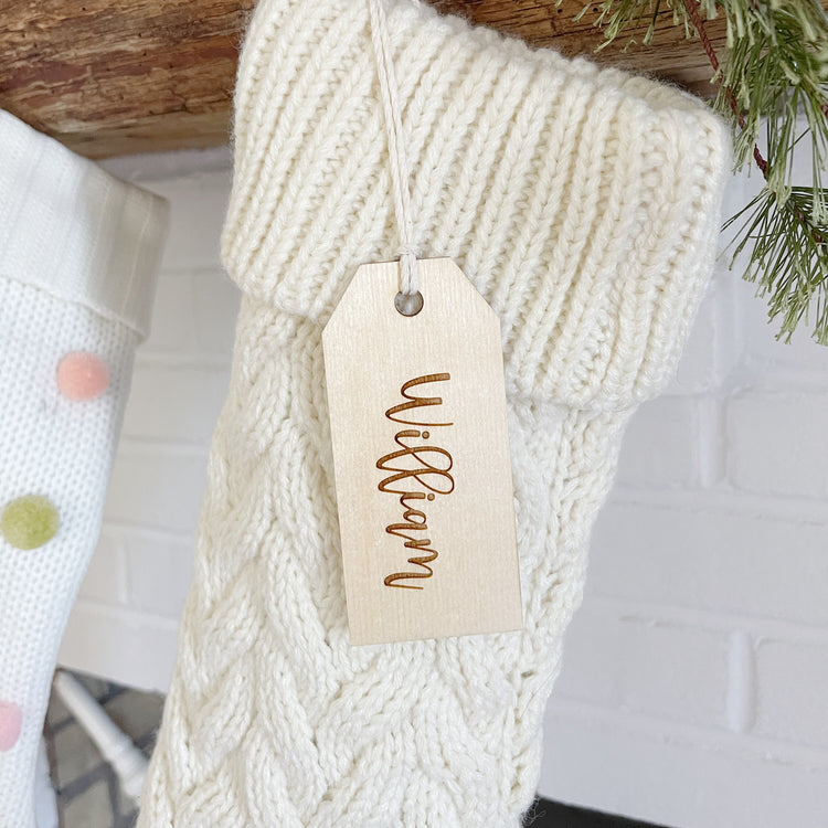 Christmas Stocking Name Tags
