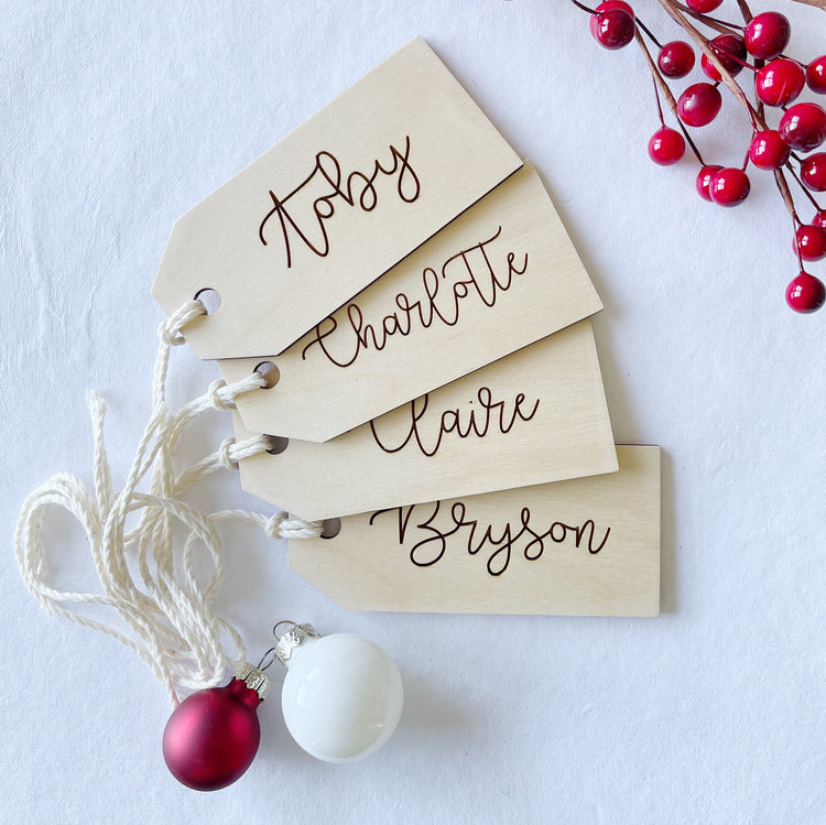 Christmas Stocking Name Tags