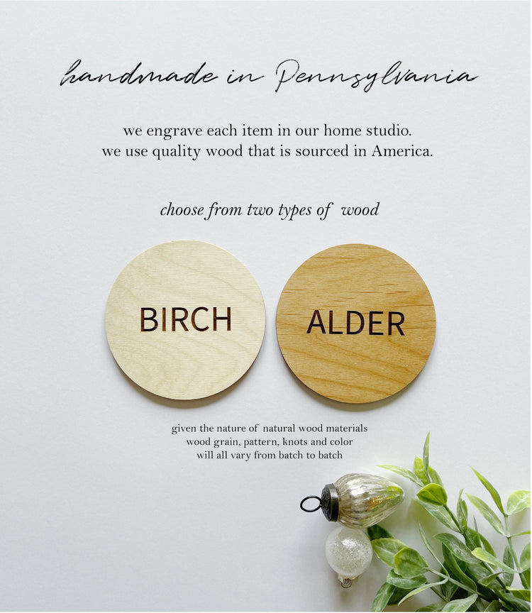 Baby Name Ornament