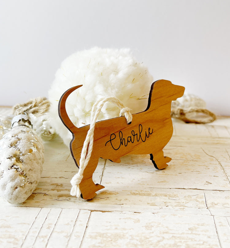 Dachshund Christmas Ornament