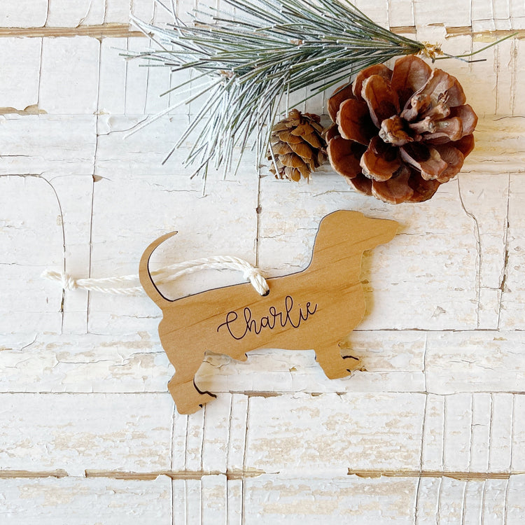 Dachshund Christmas Ornament