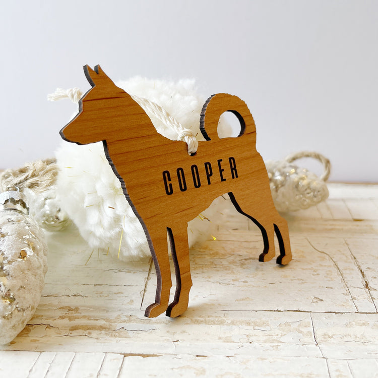 German Shepherd Christmas Ornament