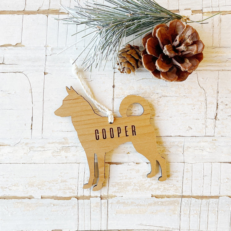 German Shepherd Christmas Ornament
